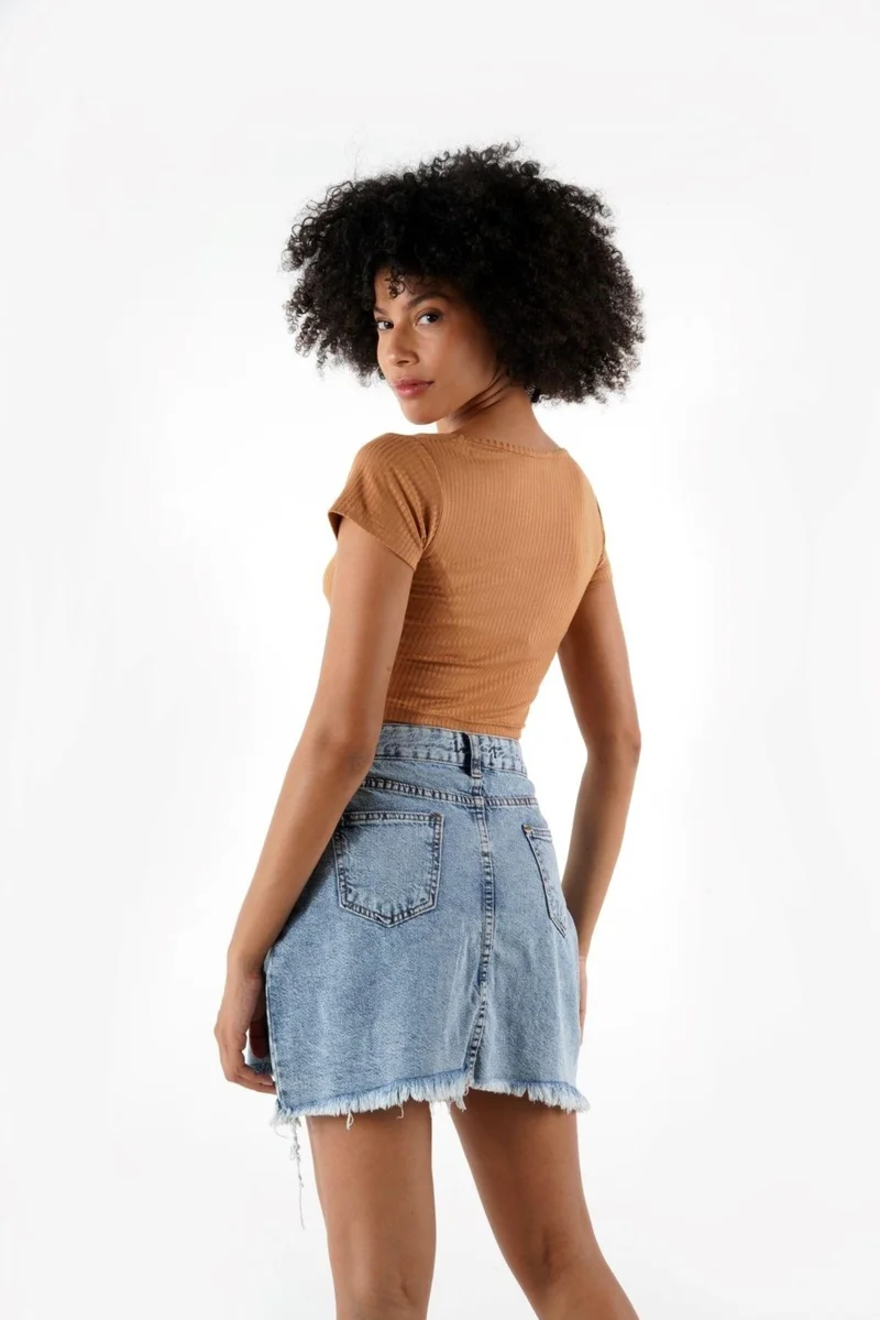 Alexander Gardi Queen Anne Collar Crop Blouse (B24-00217)