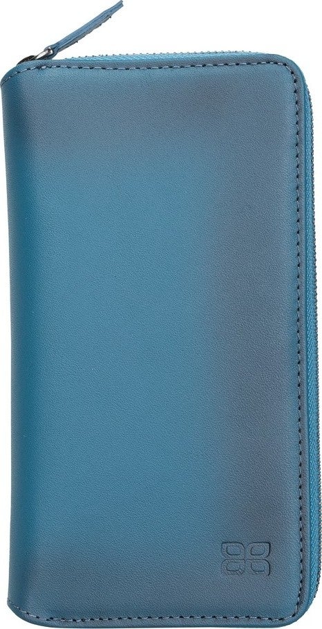 BOULETTA Apple iPhone 13 Pro Compatible Leather Zip Case BRN4EF  - Image 4