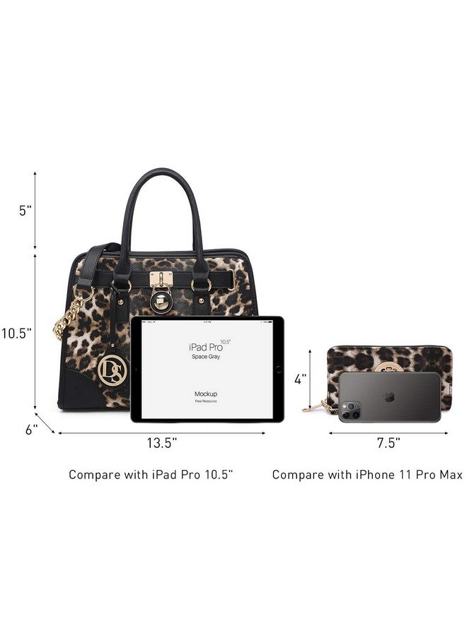 DASEIN Women Designer Handbags And Purses Ladies Satchel Bags Shoulder Bags Top Handle Bags W/Matching Wallet  - Image 5