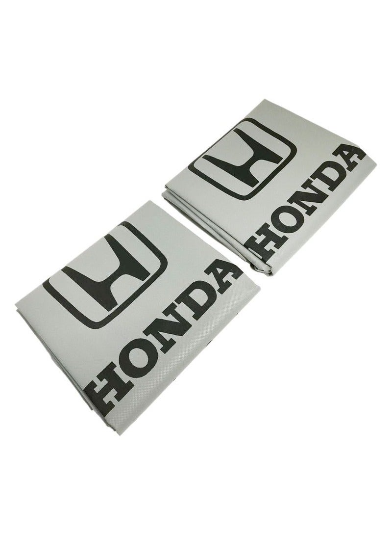 Honda High Quality Car Seat Cover, Universal Car Seat Dust Dirt Protection Cover, Extra Protection For Your Seat 2 pcs Set grey - Image 4