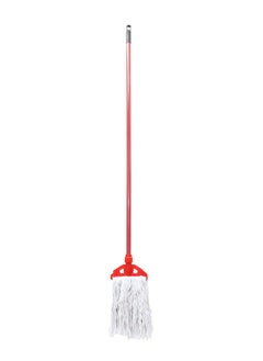 CEPILLO CEPILLO Long Handle Cleaning Broom brush 2 SET + Floor Cleaning Wet Mop Red/White, Combo SET OF 3  - Image 3