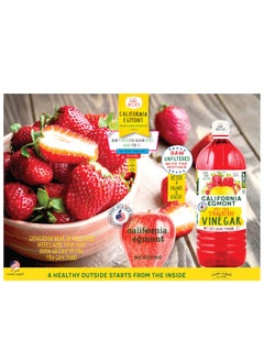 CALIFORNIA EGMONT California Egmont Organic Fermented Apple Cider Vinegar with Strawberry 946ml  - Image 5