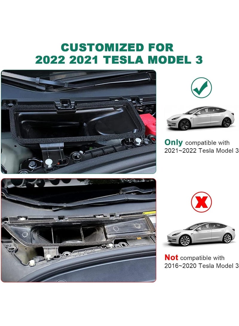 Air Intake HEPA Filter, for Tesla Model 3 2023-2021 Air Inlet Vent Covers A/C Internal Filter Vehicle Replacement External Accessories - Image 3