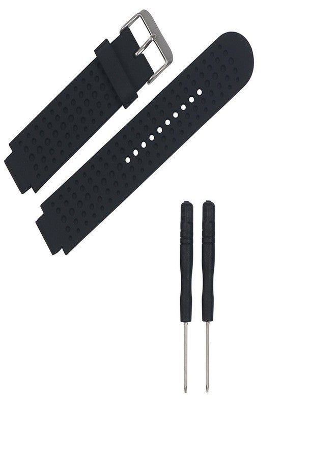 QGHXO Band for Garmin Forerunner 25, Soft Silicone Replacement Watch Band Strap for Garmin Forerunner 25 - Image 4