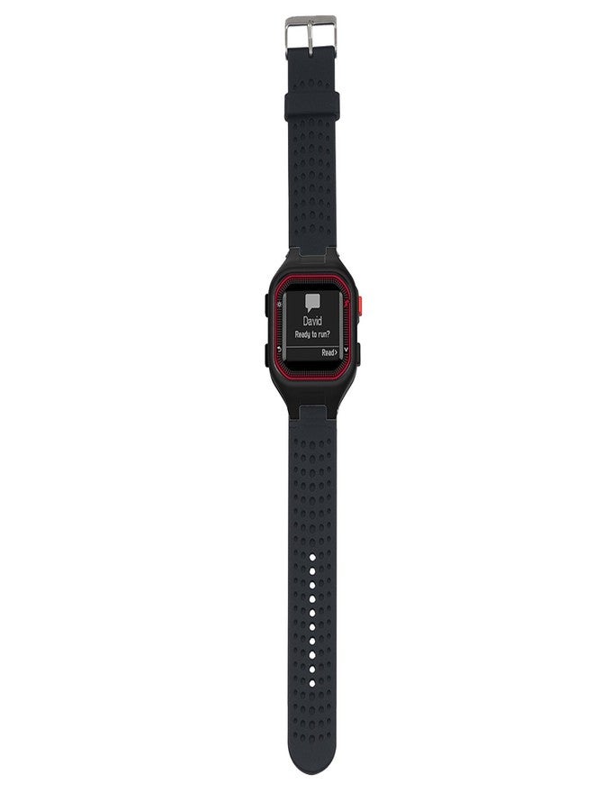 QGHXO Band for Garmin Forerunner 25, Soft Silicone Replacement Watch Band Strap for Garmin Forerunner 25 - Image 3