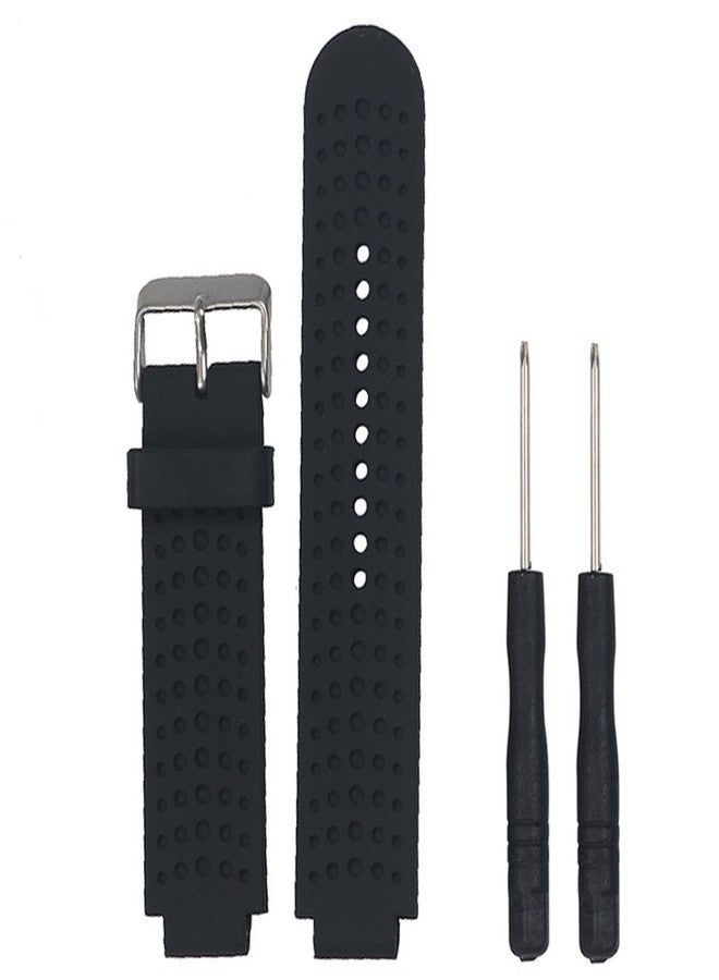 QGHXO Band for Garmin Forerunner 25, Soft Silicone Replacement Watch Band Strap for Garmin Forerunner 25 - Image 1