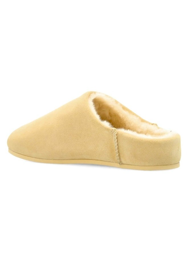 UGG Elea Suede Mules with Sheepskin Insole - Image 3