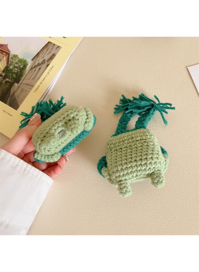 Generic - Plush Green Sunglasses Sausage Mouth For AirPods Pro1/2/3 Generation For Apple Bluetooth Wireless Earphone Set Soft-Color:Plush Green Sunglasses Sausage Mouth-Applicable Model:AirPods Generic 1/2 - Image 1