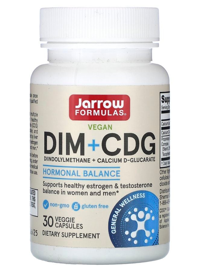 jarrow formulas DIM + CDG 30 Veggie Capsules