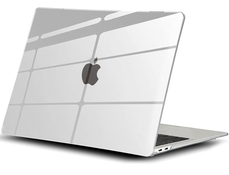 Gioia Bazaar Case Compatible with MacBook Air 13 inch, 2020 2019 2018 A2337 M1 A2179 A1932 Plastic Hard Shell Case Cover (Clear) - Image 1