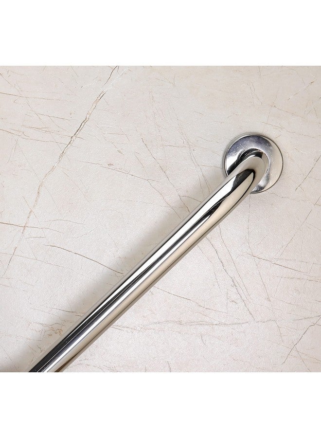 FORTUNE 24 Inch Stainless Steel Wall Mounted Grab Bar, Towel Bar, Bathtub Rails, Safety Hand Support Balance Handle Bars, Bathroom Accessories for Home, Hotel- Chrome Finish (24 Inch, Pack of 2) - Image 5