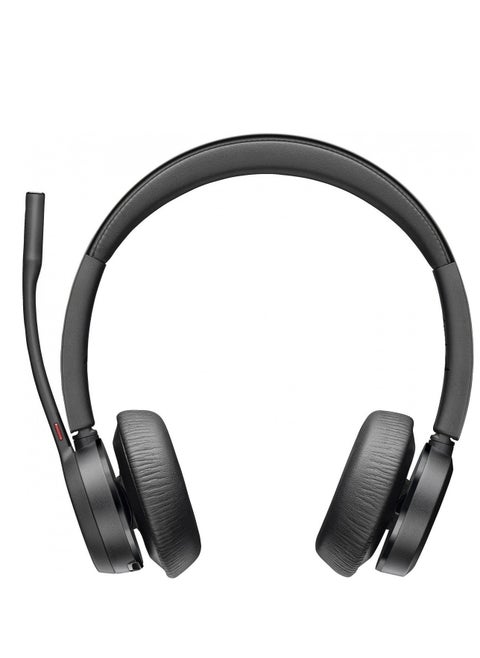 Voyager 4320 UC Wireless Headset, Microsoft Teams Certified, USB-A & BT700 Bluetooth Adapter, On-Ear Design, 24 Hours Talk Time, 47 Hours Music Time, Noise-Canceling Microphone, Compatible with Windows, macOS, Android & iOS | 77Y98AA