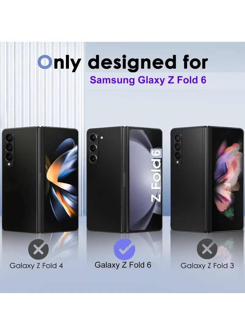 TIGER Screen Protector for Samsung Galaxy Z Fold 6 5G – 4-Pack Flexible TPU Film (2 Front + 2 Inside), Full Coverage Screen Guard with HD Clarity, Bubble-Free Installation, Anti-Scratch, Case-Friendly, Face ID Compatible, Ultra Thin Front & Inner Fold Protection - Image 2
