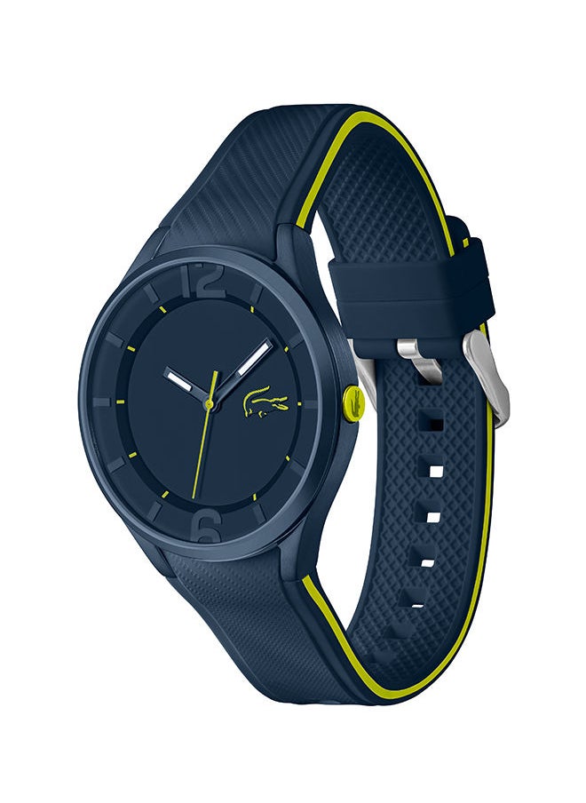 LACOSTE - ساعة يد رجالية من السيليكون بعقارب دائرية الشكل 2011236 - 44 ملم - Image 1