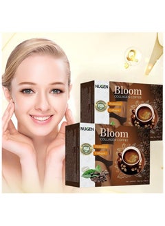 NUGEN 2-PACKS Bloom Probiotic Collagen Coffee 100% Organic, Weight Loss Coffee Slimming Coffee Probiotic Collagen Detox Premium Collagen Coffee  (10g*10bags*2)  - Image 4