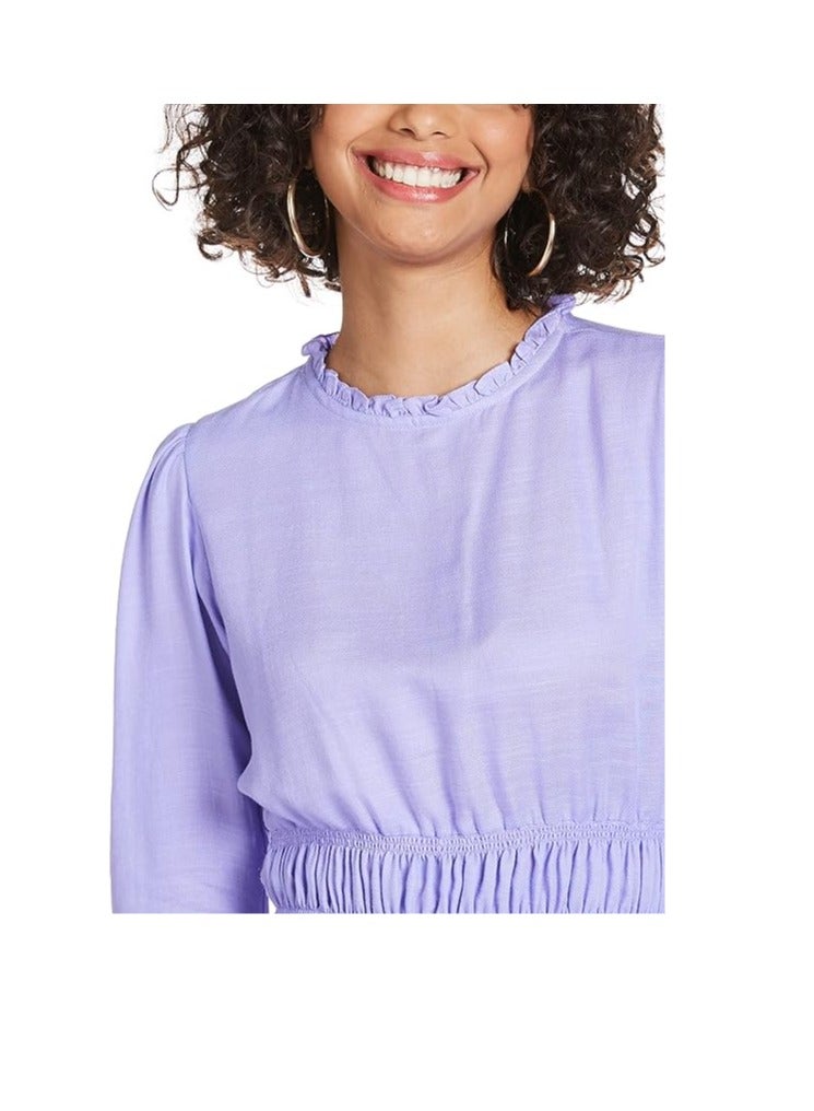 اند تي شيرت نسائي Tn21As019Trs، اللون: أرجواني، المقاس: L… - Image 4