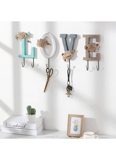 ZCM-HAPPY Wall Mounted Single Heavy Coat Hook for Towel, Key and Decoration - Love Letter Theme With LED Lights  - Image 3