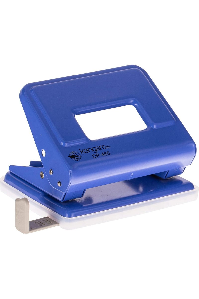 Kangaro 2-Hole 16 Sheet Paper Punch, Black - Image 1