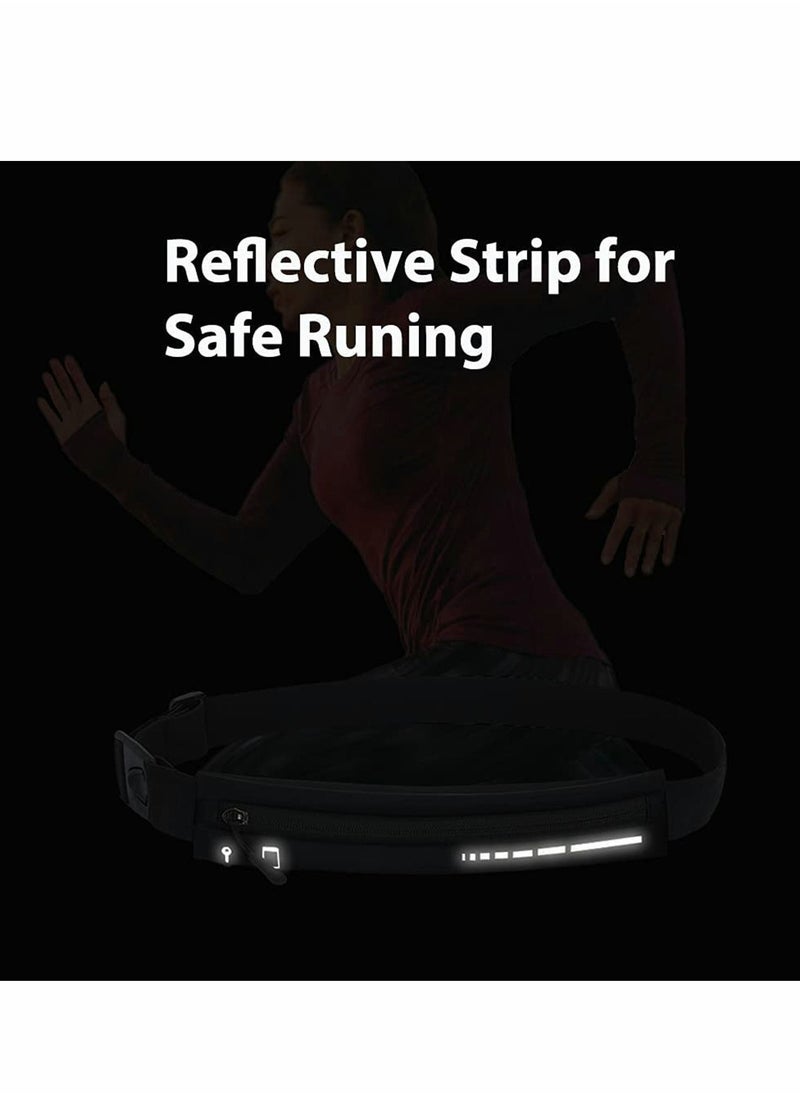 Generic - Slim Running Belt for Women  Men, Running Waist Pack Phone Holder, Jogging Workout Pack Runners Pouch Gear Accessories for iPhone 12 11 Pro Max XS XR 8 7 Plus Traveling Gift - Image 1