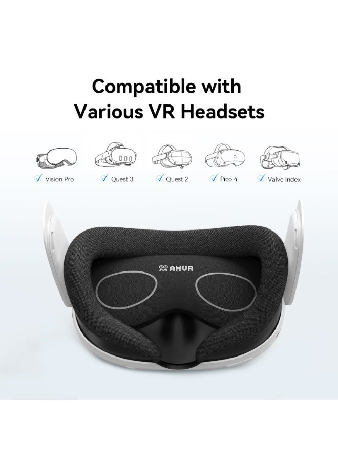 AMVR Lens Protector Cover Compatible with Meta Quest 3s, Quest 3/2/1, Vision Pro, Valve Index, Rift S and Pico 4, Protects Lens from Sunlight, Scratches and Dust - Image 2