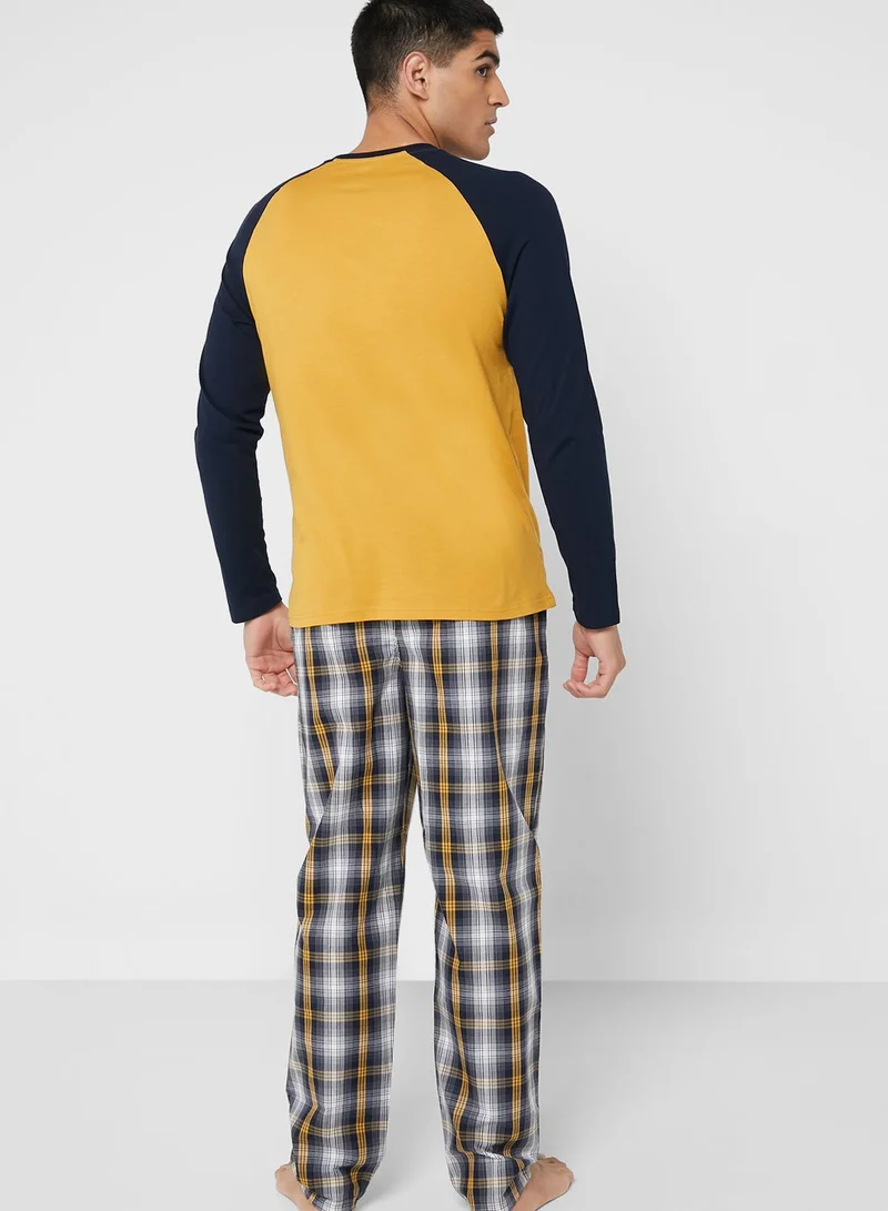 Marks & Spencer Checked Pyjama Set