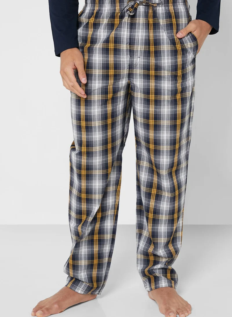 Marks & Spencer Checked Pyjama Set
