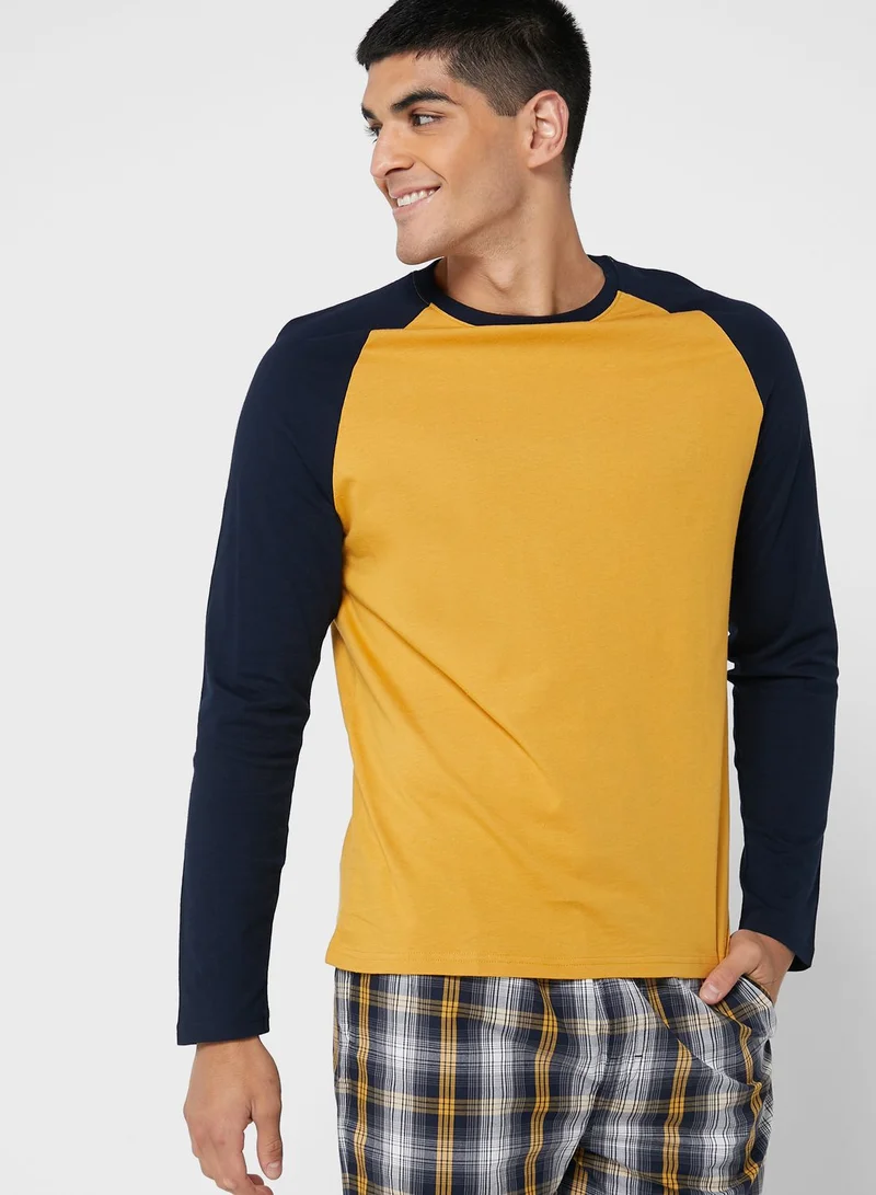 Marks & Spencer Checked Pyjama Set