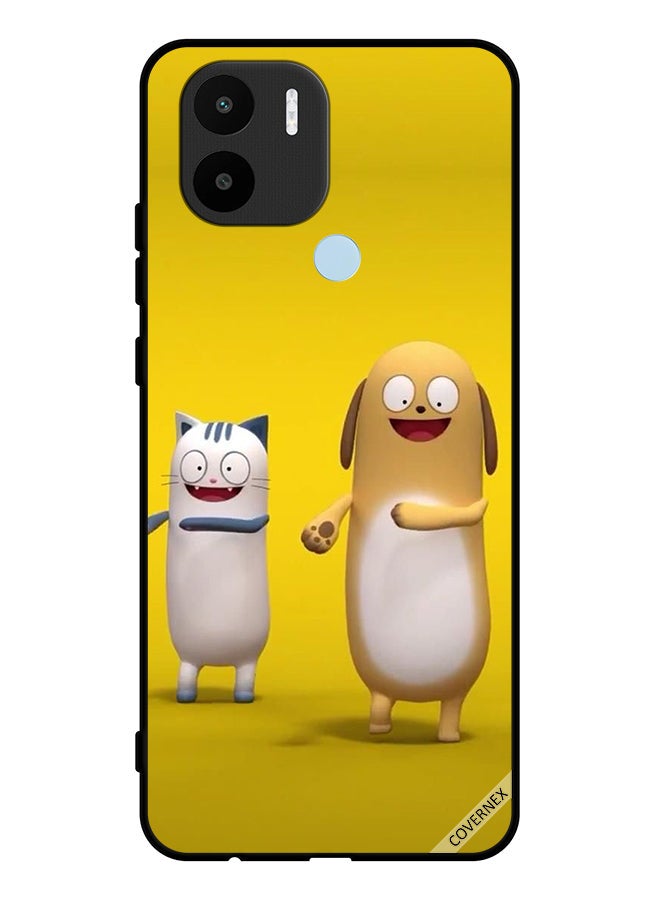 Covernex Protective Case Cover For Xiaomi Redmi A1 Plus Cat Dog Story - Image 1