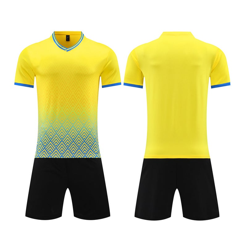 Children'S Football Uniform Suit Adult Comprehensive Training Game Team Uniform Men'S Quick-Drying Ice Silk Sports Short-Sleeved Jersey - Image 1