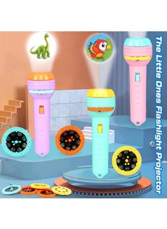 Rahasya Enterprise Rahasya Enterprise Mini Slide Projector Flashlight Torch Kids Projection Light Toy Slide Flashlight Lamp Education Learning Night Light Before Going to Bed Projector Torch Random Slides  - Image 2