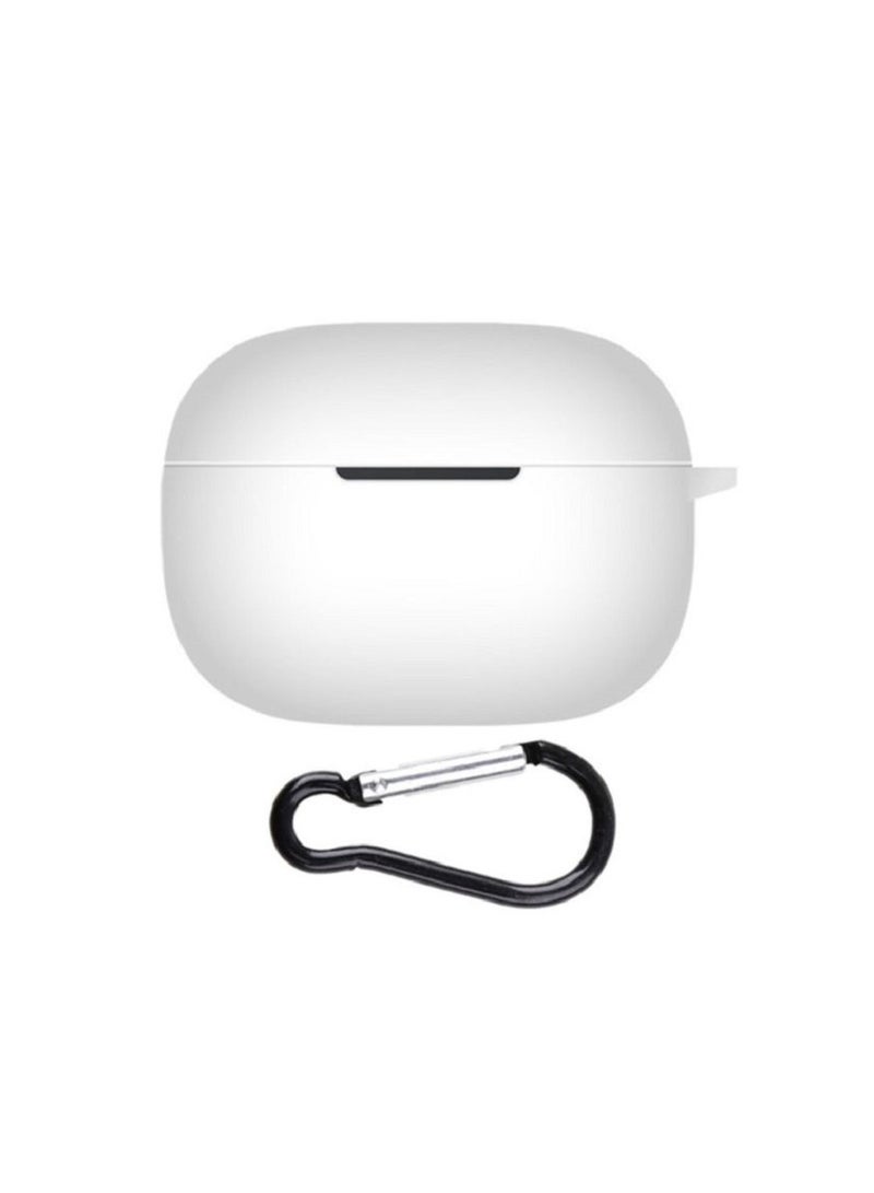 Silicone Cover Case for Realme Buds T300 - White - Image 1