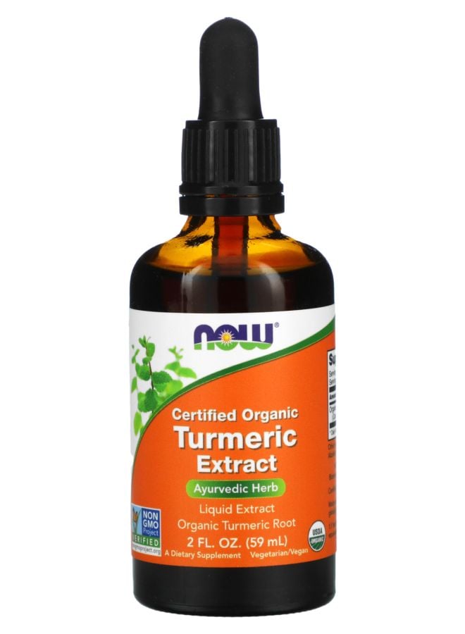 now Certified Organic Turmeric Extract 2 fl oz (59 ml)