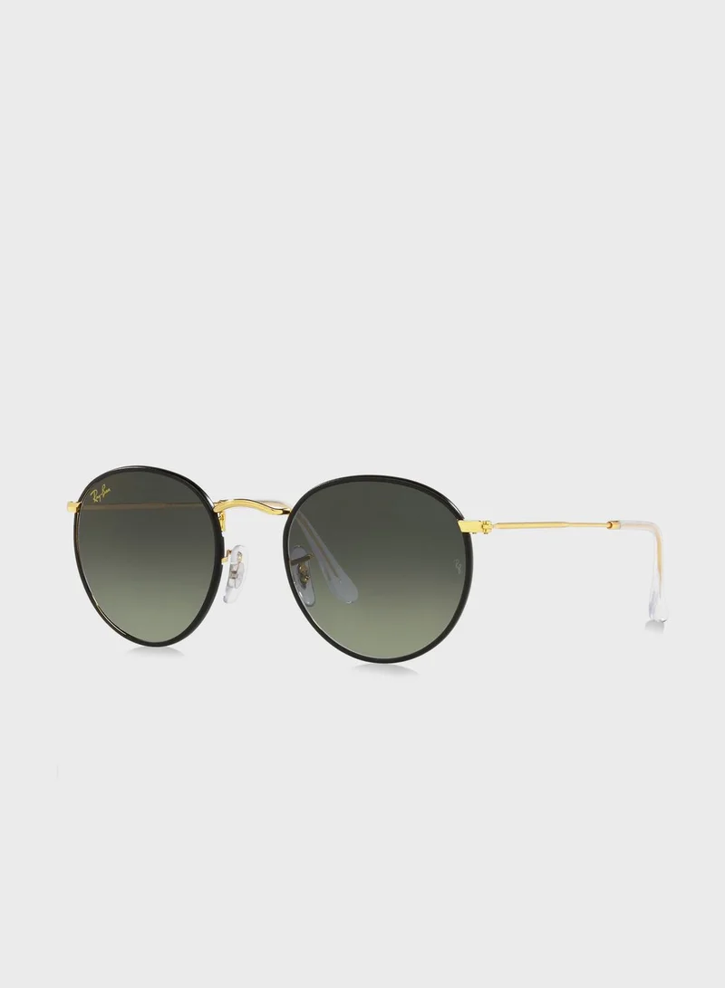 Ray-Ban 0Rb3447Jm Round Full Color Sunglasses