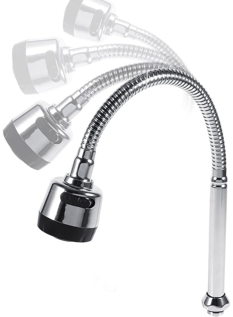 Fixer Heavy Duty 360° Rotating CP MIXER FLEXIBLE SPOUT Faucet Aerator – Flexible Water Saving Tap Extension for Kitchen & Bathroom - Image 1