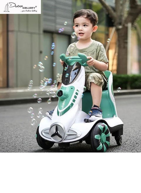Children's electric car - 360-degree rotating electric car for children from 3-8 years old - Balanced electric car