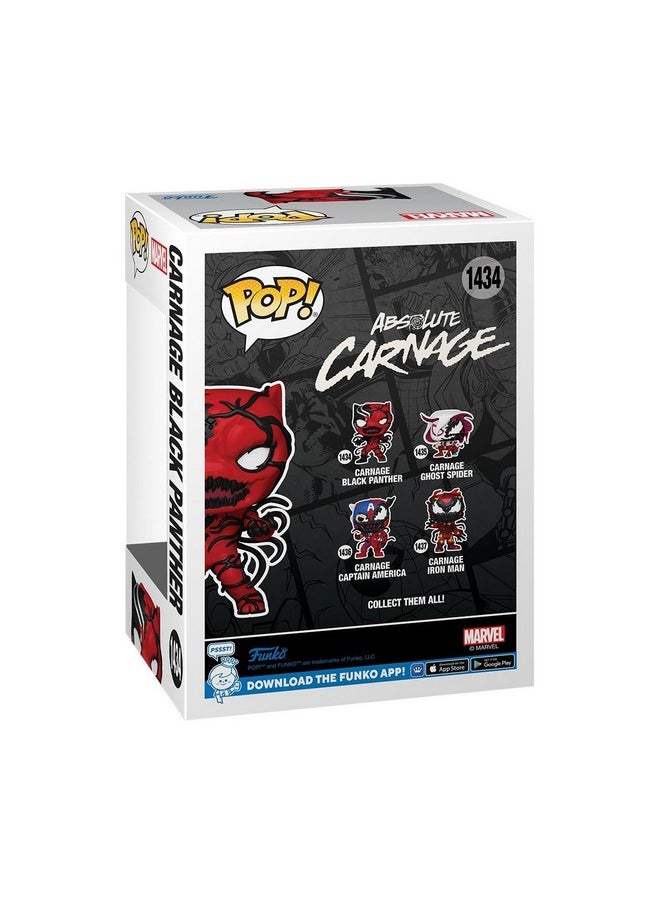 Funko Funko POP Marvel: Carnageized - Black Panther - Marvel Comics - Collectable Vinyl Figure - Gift Idea - Official Merchandise - for Kids & Adults - Comic Books Fans - Model Figure for Collectors  - Image 3