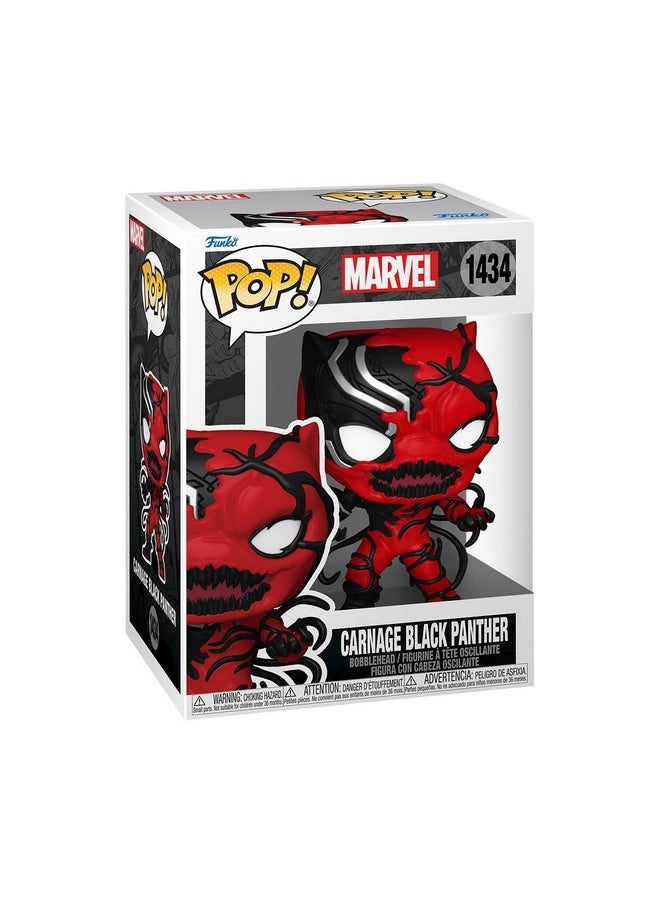 Funko Funko POP Marvel: Carnageized - Black Panther - Marvel Comics - Collectable Vinyl Figure - Gift Idea - Official Merchandise - for Kids & Adults - Comic Books Fans - Model Figure for Collectors  - Image 1