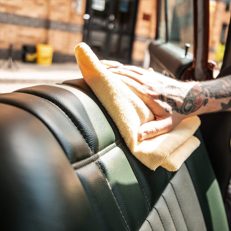 ميجواير Meguiar's X2035EU Supreme Shine Microfibre Car Cleaning Towels (6 Pack), Yellow - Image 5