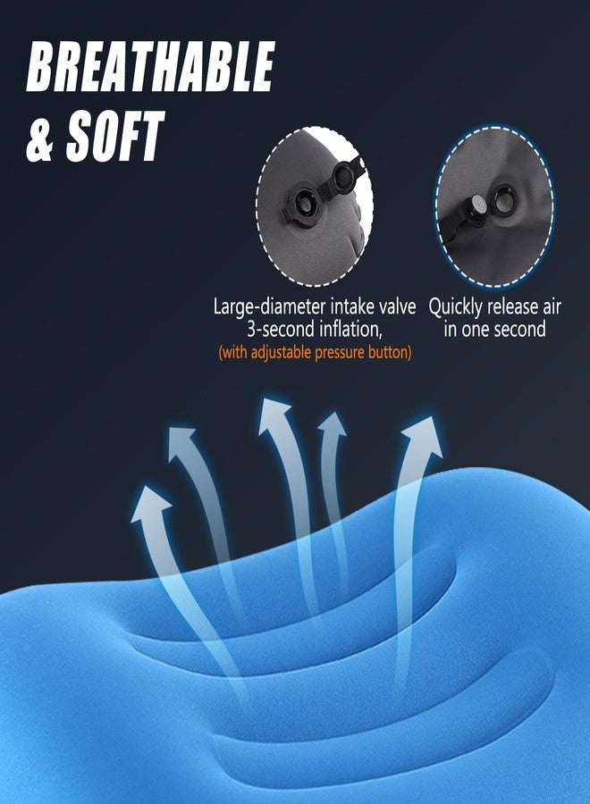 YERGOFE Ultralight Inflatable Camping Travel Pillow - Ultimate Compact Pillow for Hiking, Flights & Beach | Durable Water-Resistant Camping Pillow Cloud Comfort Support - Image 4