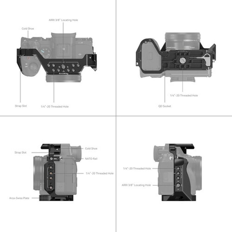 SmallRig Full Camera Cage for Sony a7 IV, a7S III, and a1 - Image 3