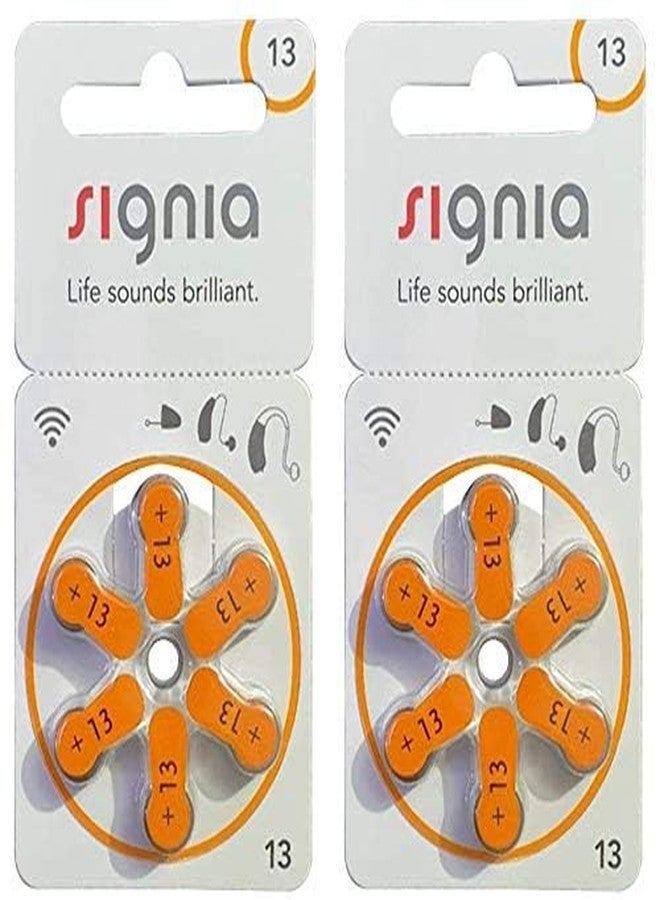 Signia Hearing Aid Batteries Size 13 (6 X 2 Pack) 12 Pcs - Image 1
