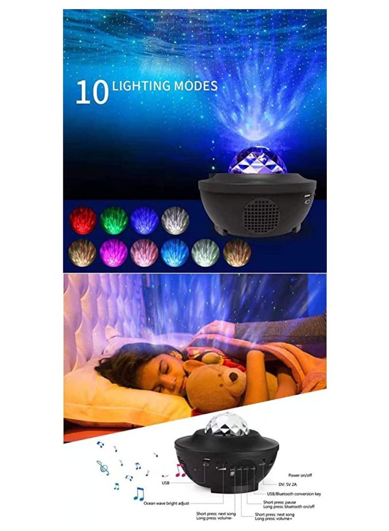 DIGI CORE 2-In-1 Star Light Galaxy Projector Led Night Light With Remote Control Galaxy Light Projector Star Ceiling Night Light Star For Bedroom Playroom Kids Adults - Image 3