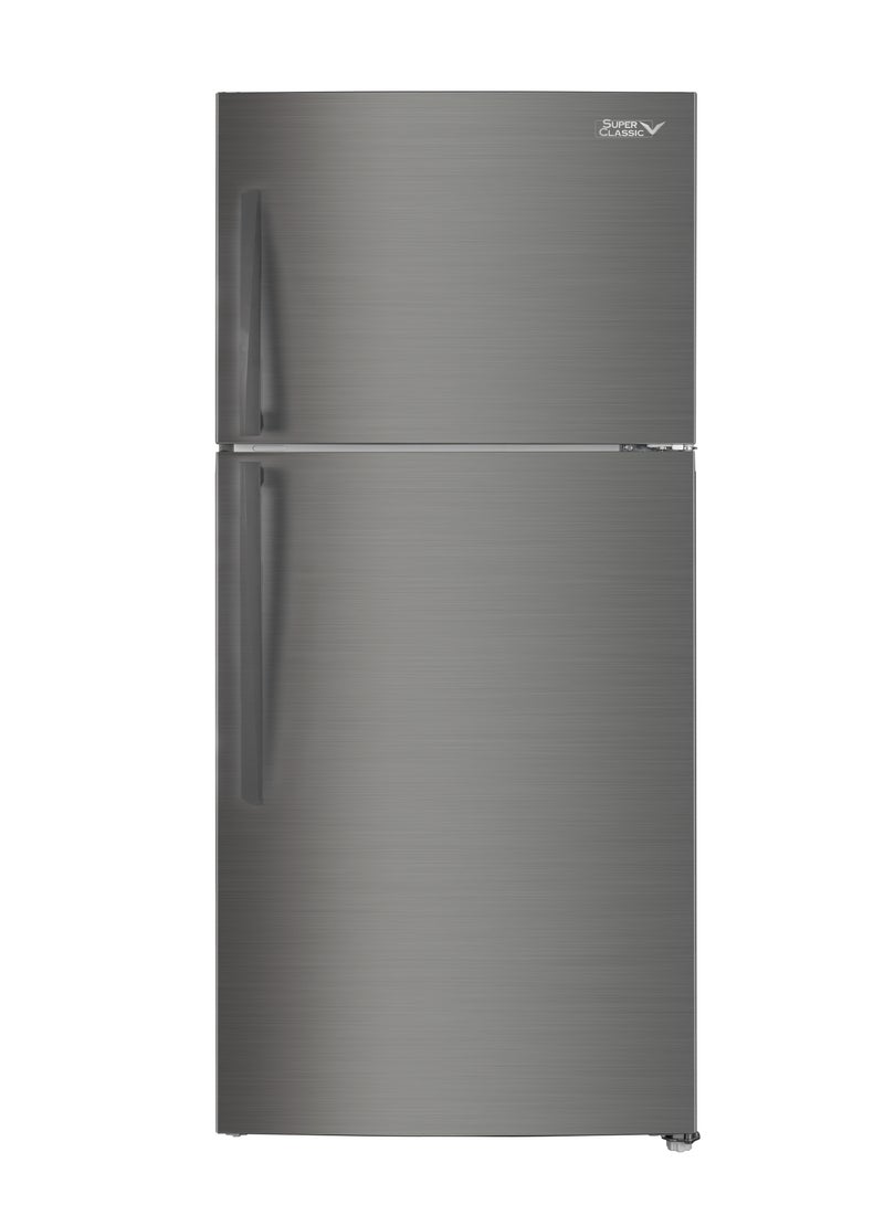Super Classic Double Door Steam Refrigerator, 515 Liters, 18.2 Feet, Silver - SPCRF-679N - Image 2