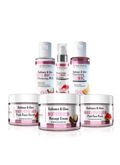 VOLAMENA WITH DEVICE Volamena Radiance Glow Watermelon 6 Steps Facial Kit For Women & Men For De Tan & Glowing Skin 550 gms  - Image 3
