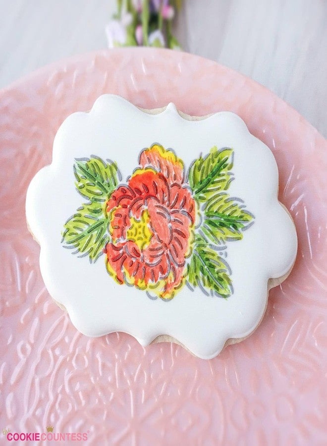 The Cookie Countess Inc مجموعة ألوان طلاء الطعام من ذا كوكي كاونتيس، 36 لونًا - أساسي - Image 5