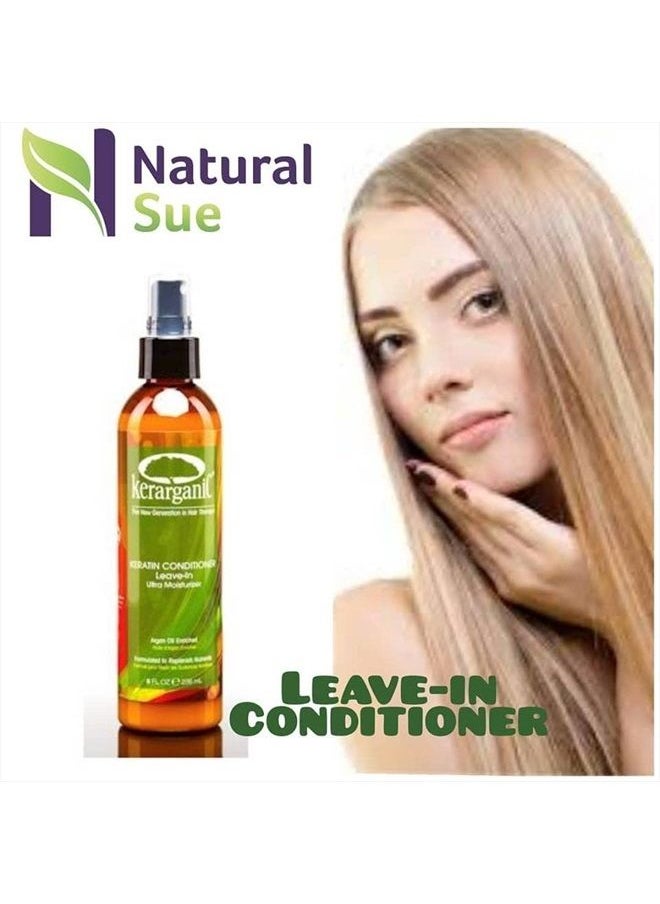 kerarganic - KERATIN TREATMENT - LEAVE-IN CONDITIONER - 8OZ - Image 1