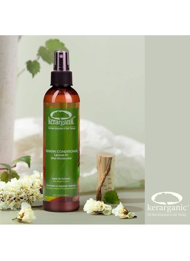 kerarganic - KERATIN TREATMENT - LEAVE-IN CONDITIONER - 8OZ - Image 1