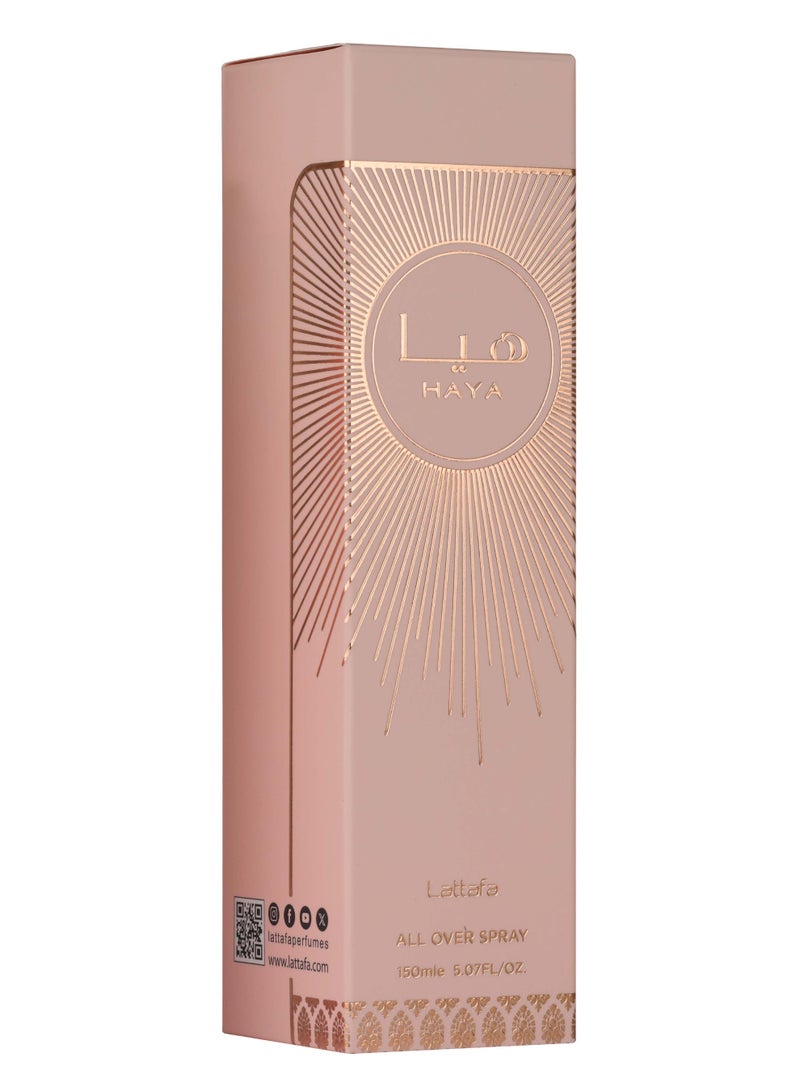 Lattafa Haya All Over Spray EDP 150 ml - Image 3