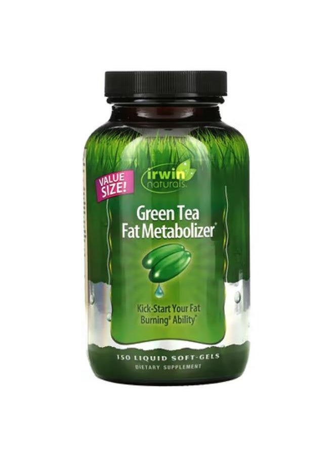 Irwin Naturals Green Tea Fat Metabolizer, 150 Liquid Soft Gels 