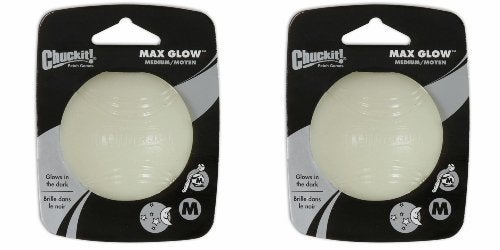 Chuckit! Max Glow Ball, Medium 2ct (2 x 1ct) - Image 3